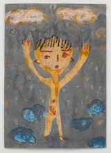 Rain Boy by Masao Nakahara contemporary artwork works on paper