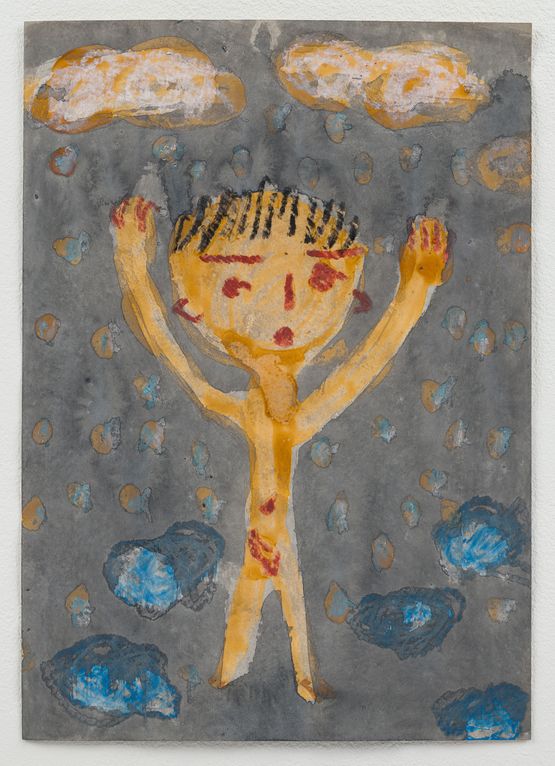 Rain Boy by Masao Nakahara contemporary artwork Works on Paper