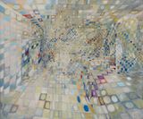 Le couloir ou Interieur by Maria Helena Vieira Da Silva contemporary artwork painting works on paper