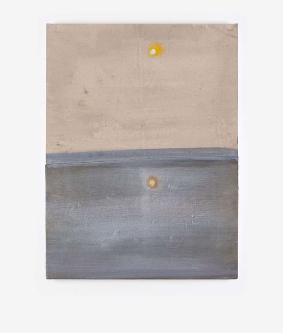 Reflection by Merlin James contemporary artwork Painting