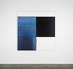 Exposed Painting Paris Blue by Callum Innes contemporary artwork Painting
