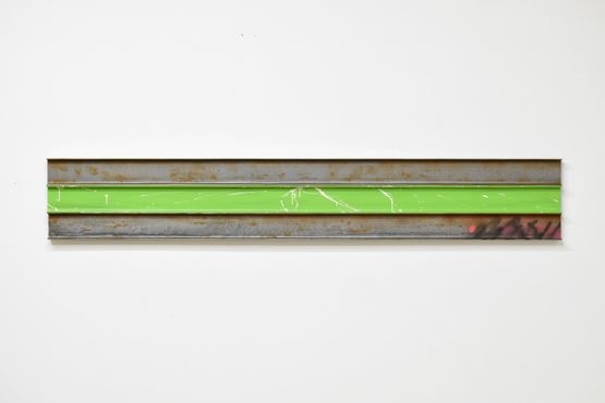 Untitled Steel Beams 3 Parts by Kaz Oshiro contemporary artwork Painting
