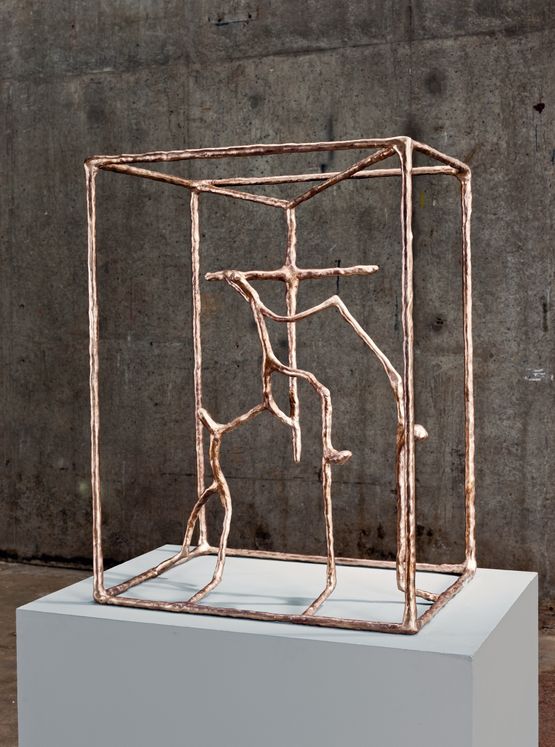 Descent from the Cross by Atelier Van Lieshout contemporary artwork Sculpture