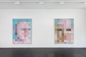 Contemporary art exhibition Urs Luthi LONTANO IL REAL TEMPO UMANO Homage to Pier Paolo Pasolini at Galerie Urs Meile Zurich Switzerland