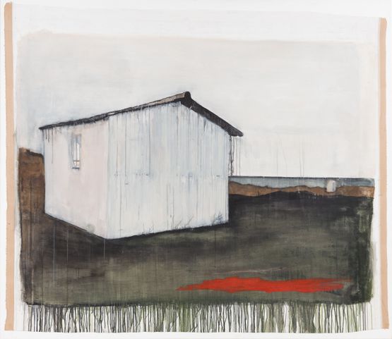 Shed by Tamara Al-Samerraei contemporary artwork Painting