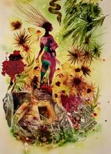 Peekaboo by Shiva Ahmadi contemporary artwork painting