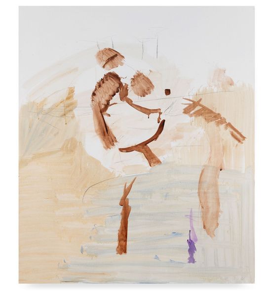 Untitled by Michael Krebber contemporary artwork Painting