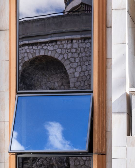 Reflections in Window Monaco by Anastasia Samoylova contemporary artwork Photography