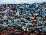 Blue City Jodhpur Rajasthan India by Steve Mccurry contemporary artwork photography