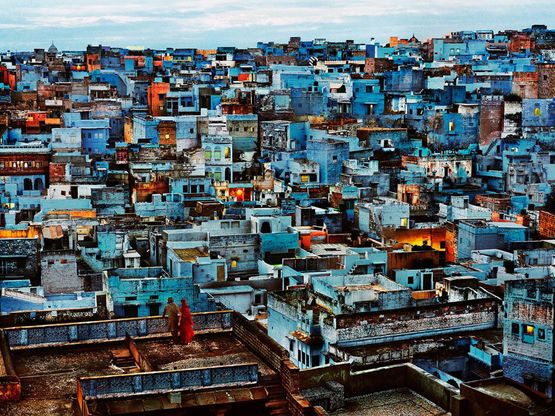 Blue City Jodhpur Rajasthan India by Steve Mccurry contemporary artwork Photography