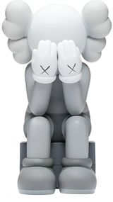 Passing Through Companion Grey by KAWS contemporary artwork sculpture