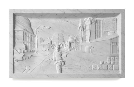 Untitled Fortnite by Wim Delvoye contemporary artwork Sculpture