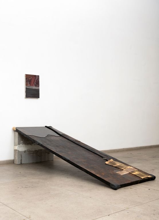 Ramp 1. Bruise by Biraaj Dodiya contemporary artwork Painting