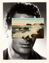 Mask Film Portrait Collage CCXXV by John Stezaker contemporary artwork mixed media