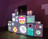 The Ghost of Analogue by Emmett Potter contemporary artwork installation mixed media moving image