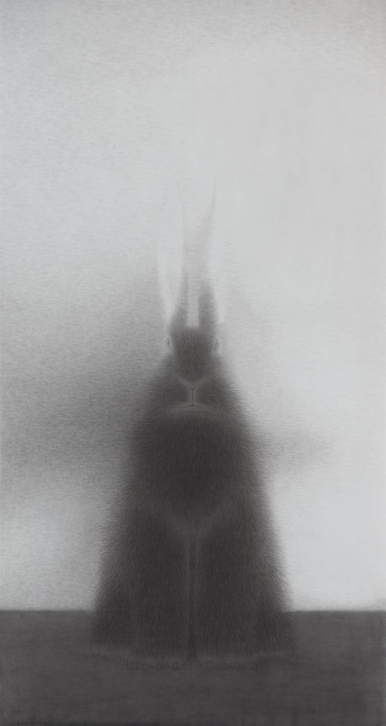 Rabbit Portrait - Yiwei 3 by Shao Fan contemporary artwork Painting