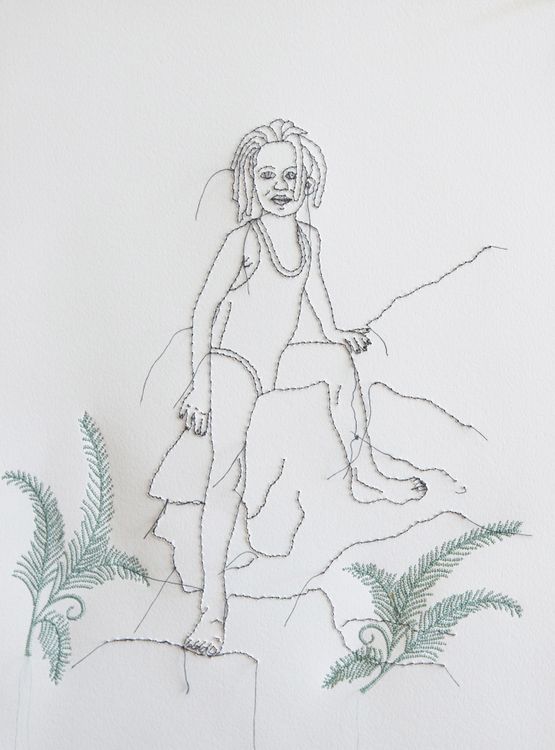 Blind Drawings VI by Monica De Miranda contemporary artwork Works on Paper