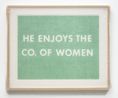 HE ENJOYS THE CO. OF WOMEN Framed with Bubble Wrap and Packing Tape by Tammi Campbell contemporary artwork Works on Paper
