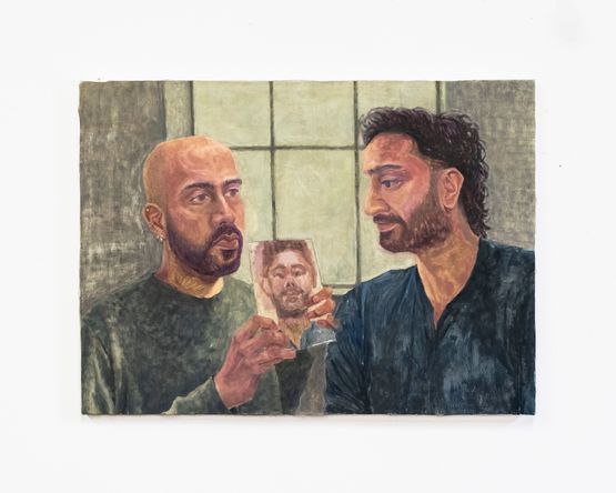 Aaiina-e-yaar by Fiza Khatri contemporary artwork Painting