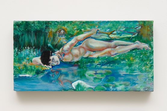 One person by Ataru Sato contemporary artwork Painting