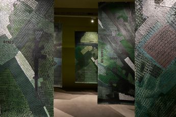 Contemporary art exhibition Sara Abbasian Green Weapons at Vida Heydari Contemporary Pune India