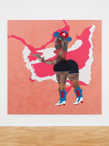 Pocket Rocket by Tschabalala Self contemporary artwork painting