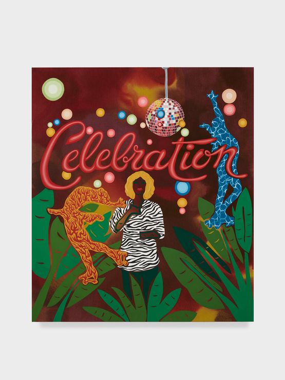 Untitled Celebration Disco by Joel Mesler contemporary artwork Painting