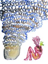 Untitled from The Gesture series by Nadim Karam contemporary artwork painting works on paper