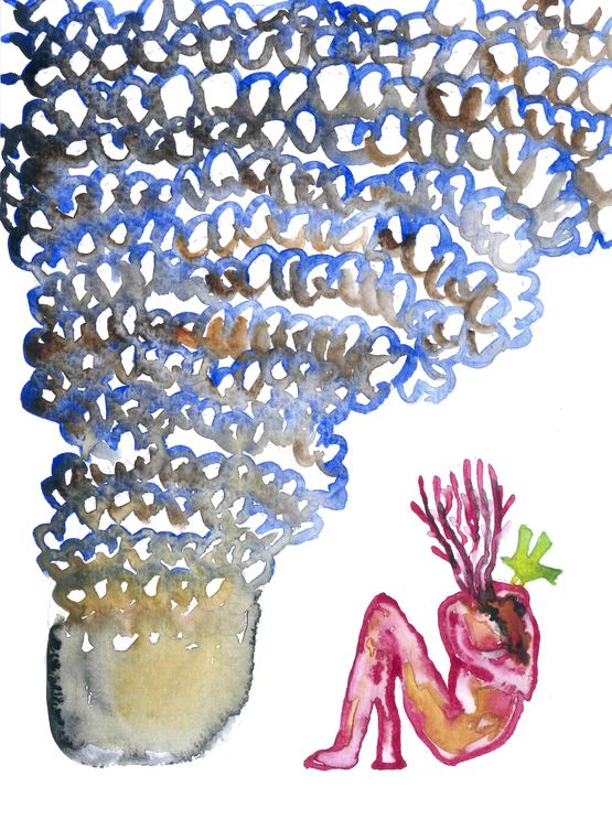 Untitled from The Gesture series by Nadim Karam contemporary artwork Painting