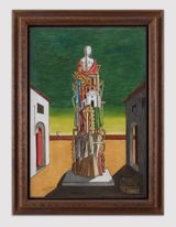 Il grande metafisico by Giorgio De Chirico contemporary artwork painting