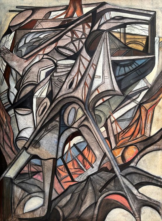 Denied Lands 1 by Vikrant Bhise contemporary artwork Painting