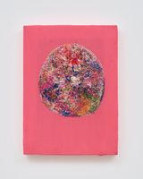 Asagao morning glory by Junko Oki contemporary artwork sculpture textile