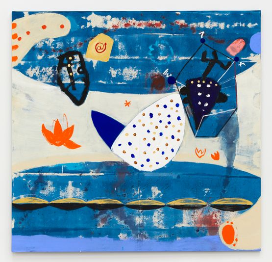Sirius 1 by Ouattara Watts contemporary artwork Painting
