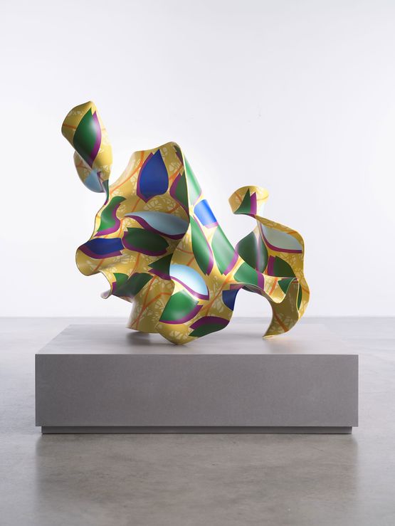 Fabric Bronze V by Yinka Shonibare contemporary artwork Painting