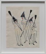 Carnival series 13 by Azade Koker contemporary artwork mixed media works on paper