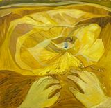 Gold Miner by Midsummer contemporary artwork painting