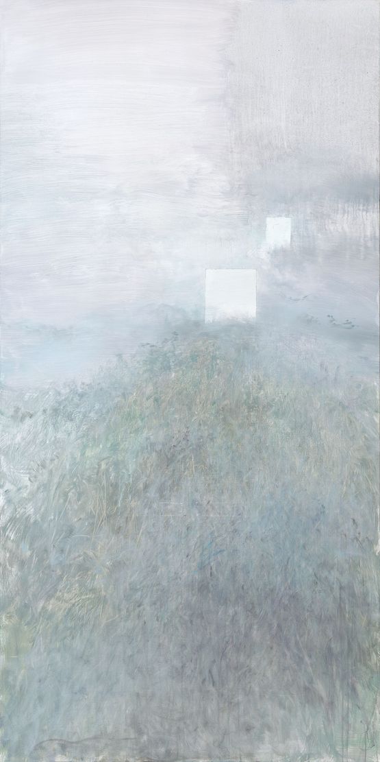 Clouds Hidden Whereabouts Unknown by He Duoling contemporary artwork Painting