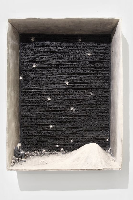 Cenere ash by Pino Deodato contemporary artwork Sculpture