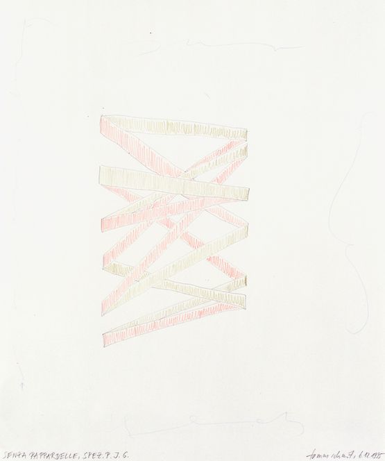 441 senza pappardelle spez. p. j. g. by Tomas Schmit contemporary artwork Works on Paper