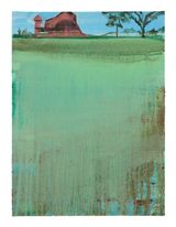 Church and Trees by Matthew Krishanu contemporary artwork painting works on paper
