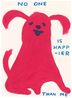 No one is Happier than Me by David Shrigley contemporary artwork Print