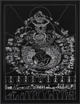 BOB Thangka by Ian Cheng contemporary artwork works on paper