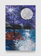 Moonrise over Zuma by Thomas Houseago contemporary artwork painting