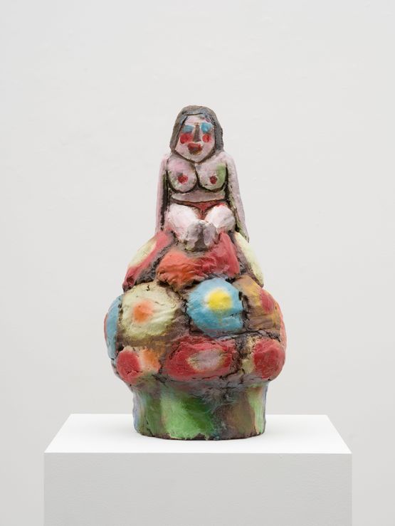 Woman On Top of Bouquet by Ruby Neri contemporary artwork Sculpture
