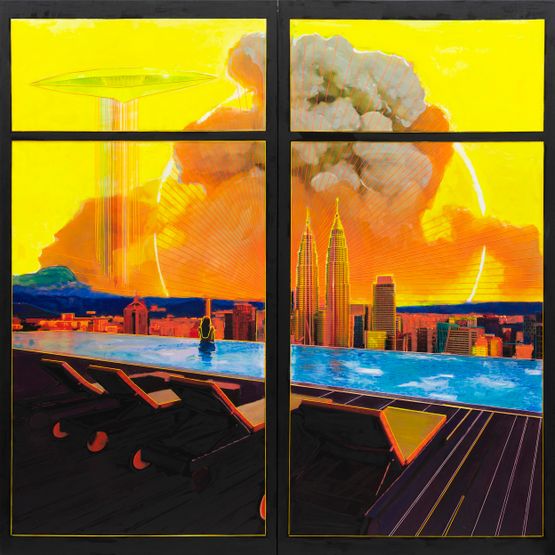 Before and Beyond by Lin Jingjing contemporary artwork Painting