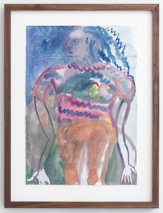 Lovely Jumper by Francis Upritchard contemporary artwork Painting