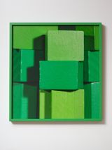 ICON green iii by Shaun Waugh contemporary artwork print