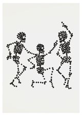 Dance to Dust Drawings 13 by Carlos Amorales contemporary artwork works on paper