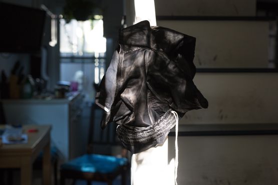 shorts on banister by Wolfgang Tillmans contemporary artwork Photography
