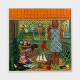 Re-membering XI To Leave This Steady Unendurable Land by Wangari Mathenge contemporary artwork painting